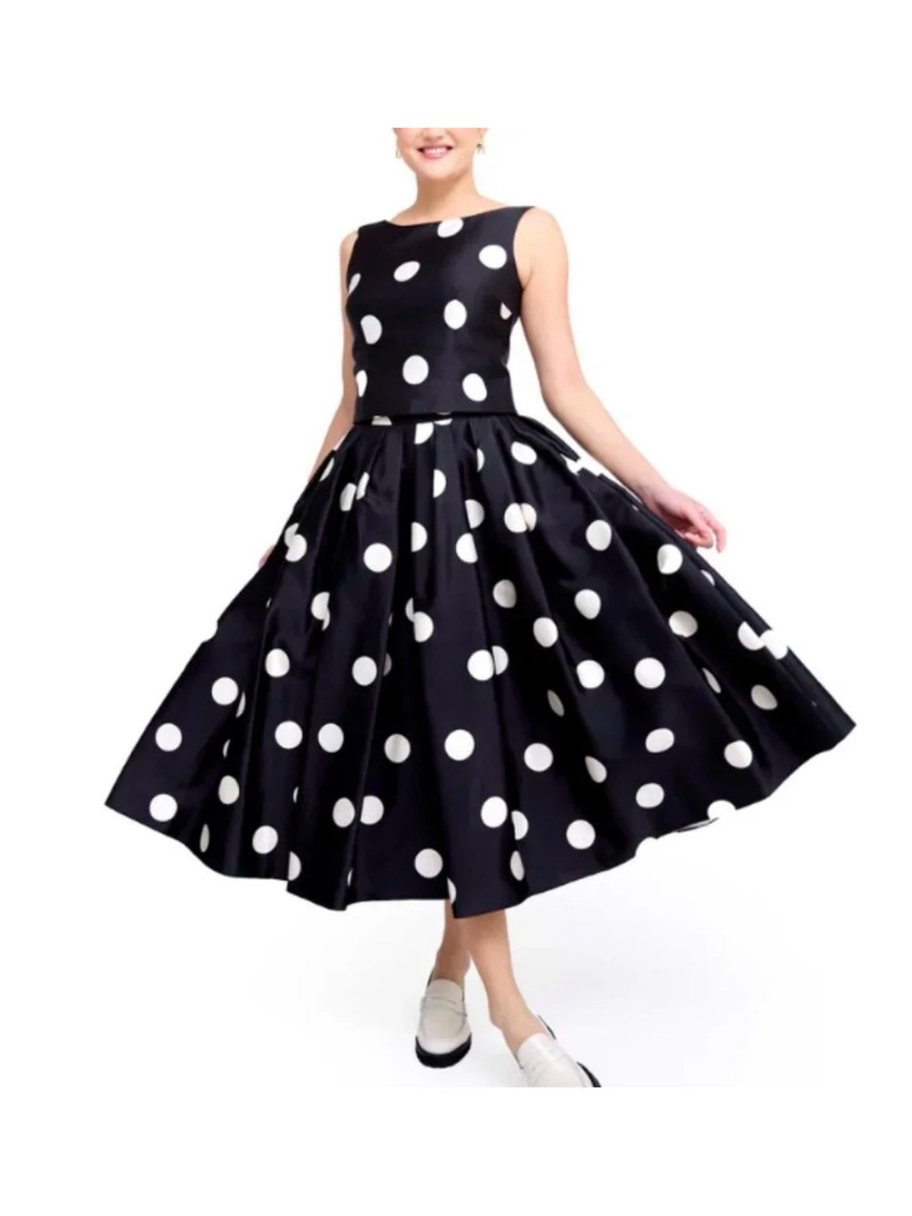 Modcloth polka dot petticoat dress